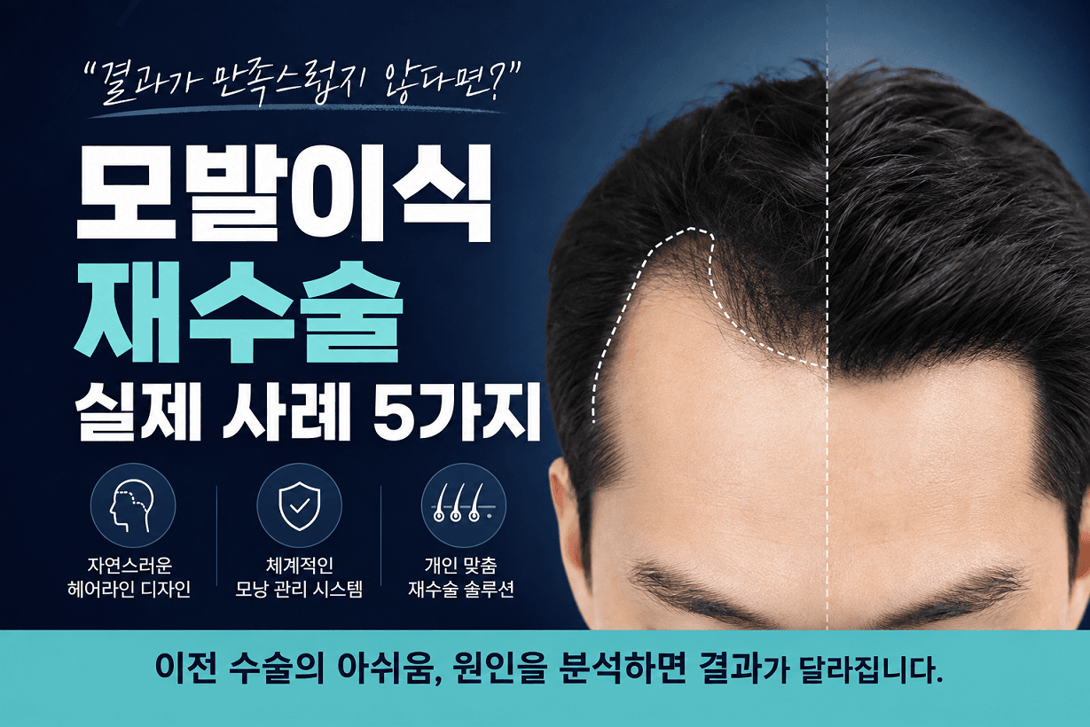 5 Cases of Unsatisfactory Hair Transplant Results|Actual Cases Improved Through Revision Surgery and Their Causes